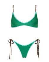 MAIA JADED GREEN Neoprene Crop Bikini Set