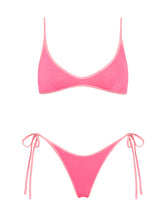 MAIA PINK PUNCH SPARKLE Crop Bikini Set
