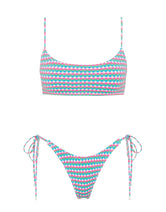 MICA MULBERRY Purple Crop Bikini Set