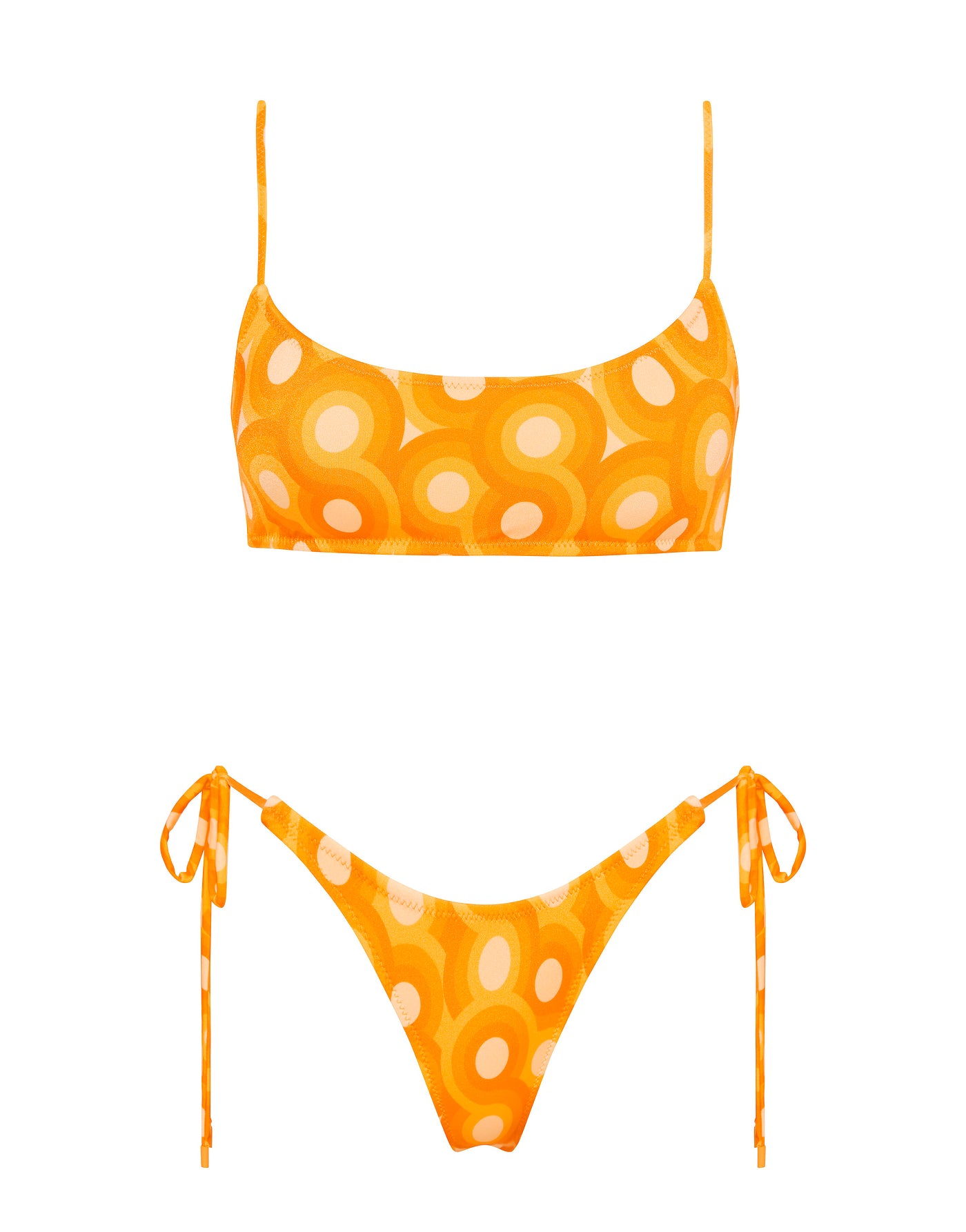 MICA TANGERINE Scoop Bikini Set