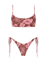 MICA - TIRAMISU Floral Crop Bikini Set