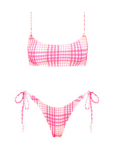 MICA PETALI Pink Scoop Bikini Set