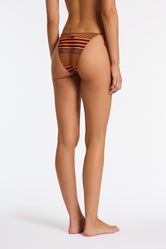 MAIA BRICK STRIPE Scoop Bikini Set