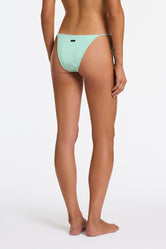MICA SUN SPRINKLE Blue Polka Dot Crop Bikini Set