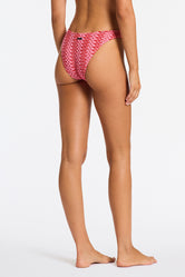 VINCA ALINA Pink Crochet Triangle Bikini Set