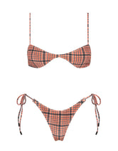 ESTE JAM VELVET CHECK Scoop Bikini Set