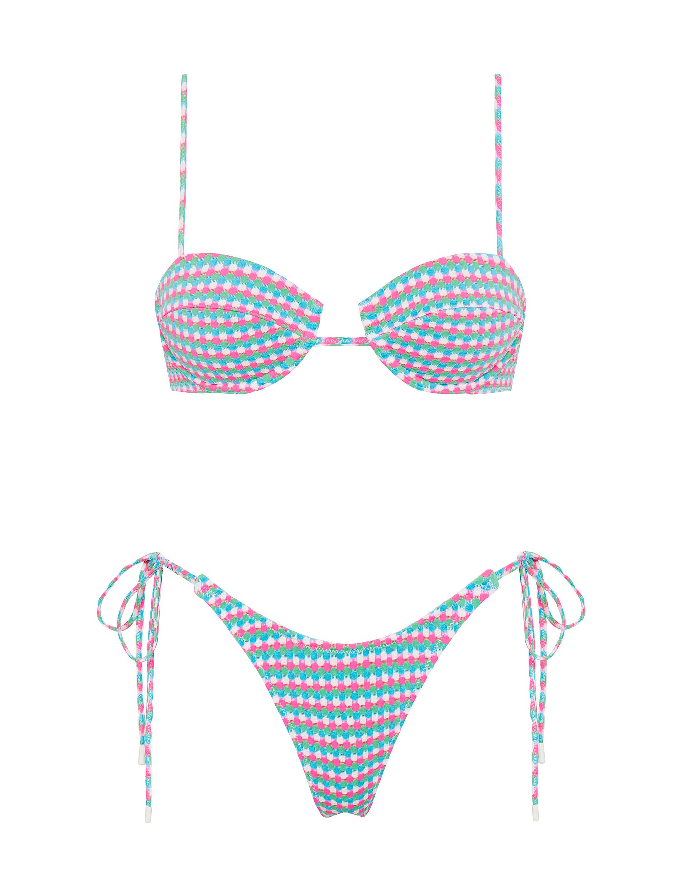 MALA MULBERRY Purple Balconette Bikini Set