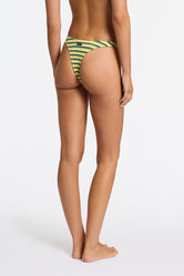 VINCA LEMONADE Crochet Stripe Triangle Bikini Set