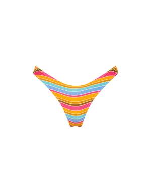MELON STRIPE Bikini Bottom