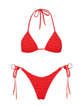 Vinca Mato Triangl Red Textured Bikini