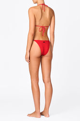 Vinca Mato Triangl Red Textured Bikini