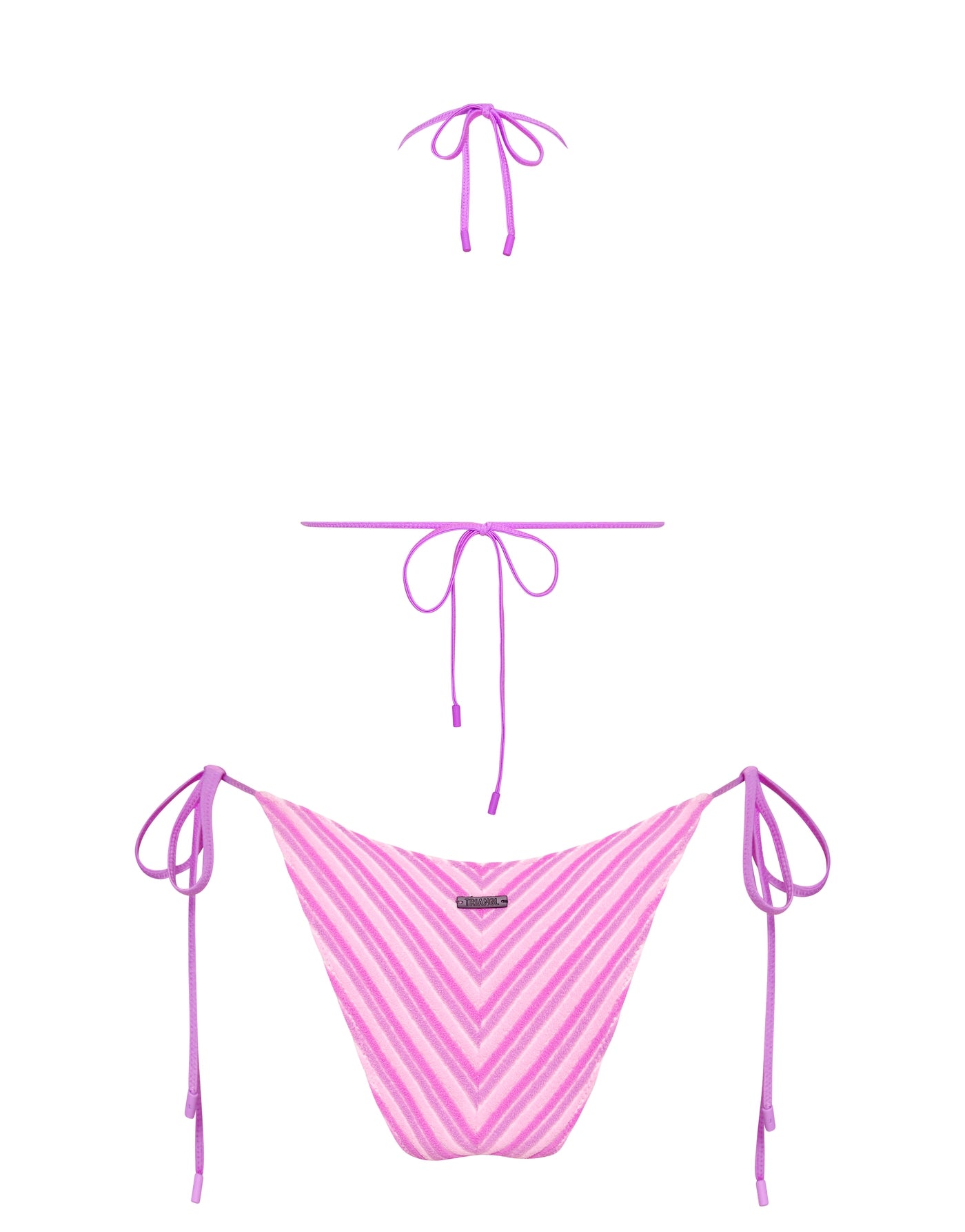 Triangl Vinca Sherbet Stripe Bikini Multi Size L - $65 (45% Off